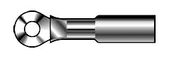 Ring electrical connector crimp with adhesive lined heat shrink