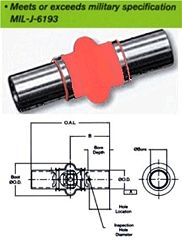Apex style military universal joints from Belden
