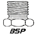 bsp oil fitting, bsp brake fitting an style fittings