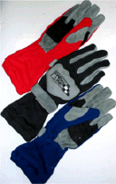 Double layer nomex racing gloves